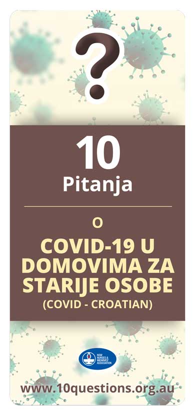 COVID-19 Croatian leaflet