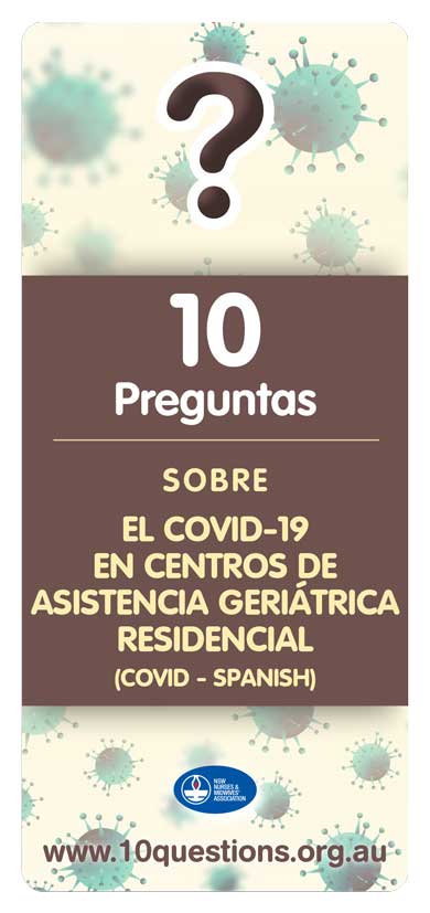 Spanish COVID-19 leaflet