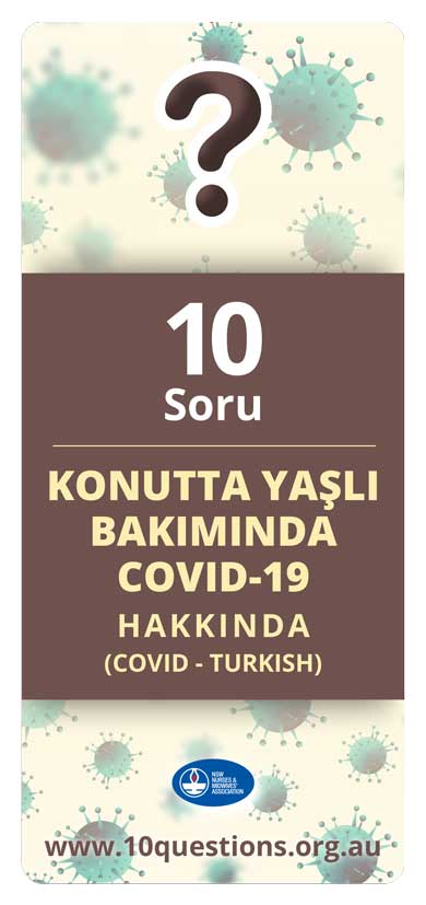 Turkish COVID-19 leaflet