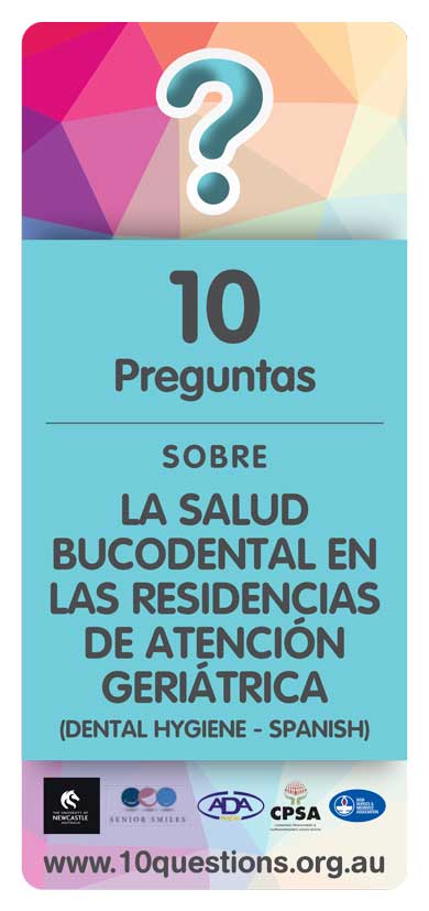 Dental and oral health Spanish leaflet