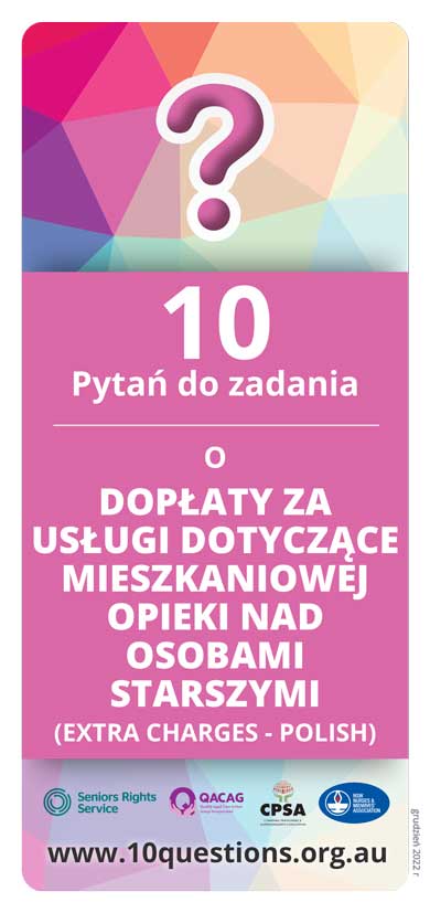 Additional Charges Polish leaflet