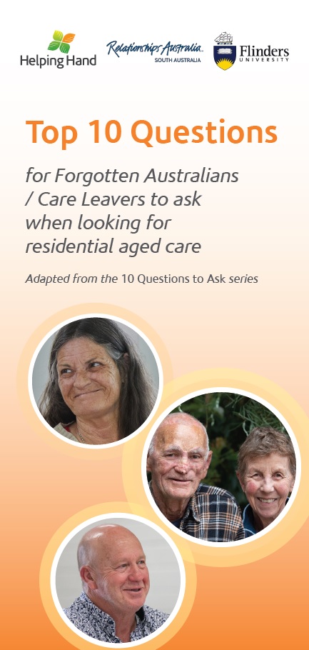 Top 10 Questions for forgotten Australians