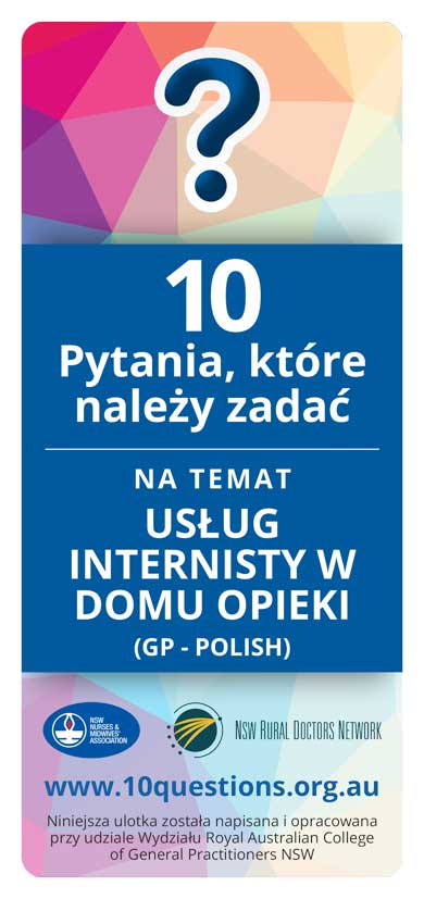 GP services Polish leaflet
