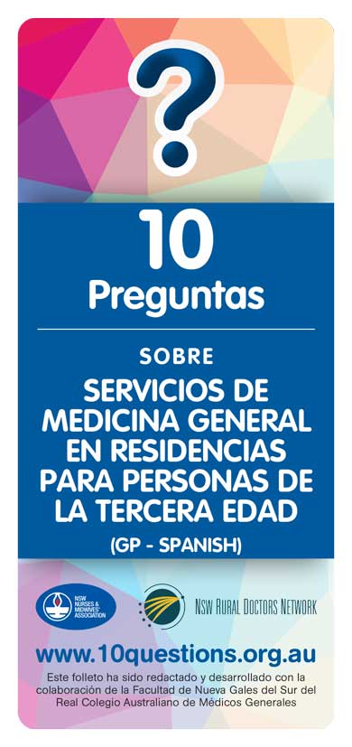 GP services Spanish leaflet