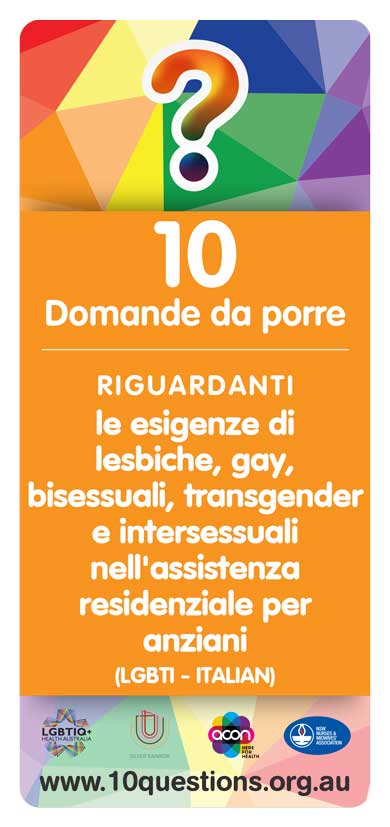 LGBTIQ Italian leaflet