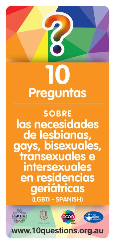 LGBTIQ Spanish leaflet