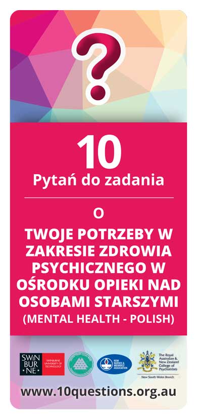 Mental health Polish leaflet