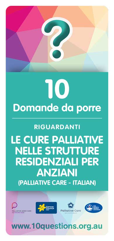 Palliative Care Italian leaflet