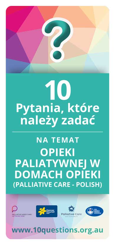 Palliative Care Polish leaflet