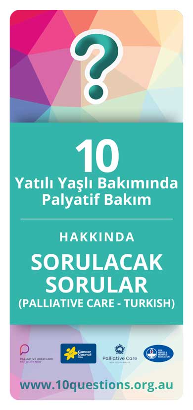 Palliative Care Turkish leaflet