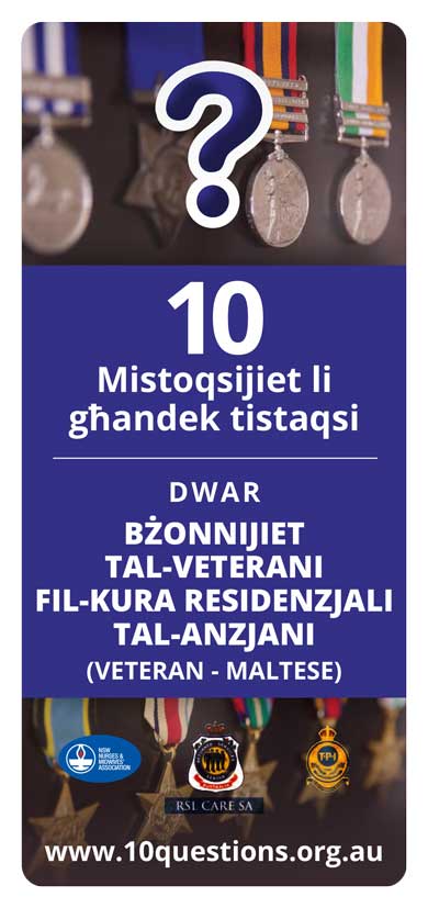 Veteran Maltese leaflet