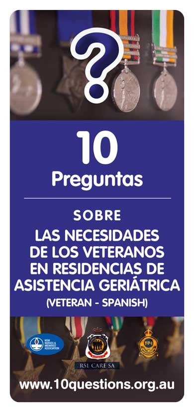 Veteran Spanish leaflet