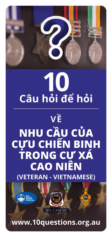 Veteran Vietnamese leaflet