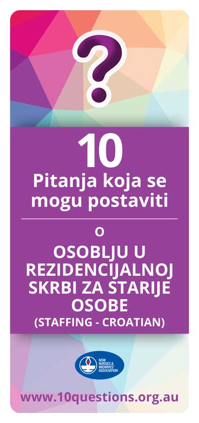 Staffing Croatian leaflet