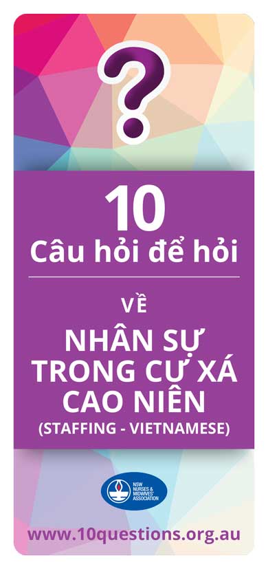 Staffing Vietnamese leaflet